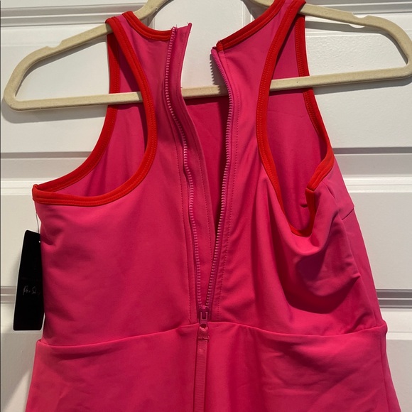 Stylish Pink Sleeveless Dress - Picture 7 of 7